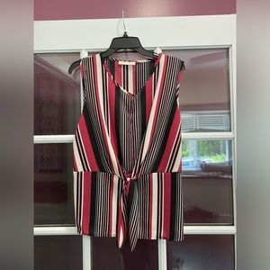 Women’s Tiffany and Grey Top; Size Large Petite; NWT NEVER WORN